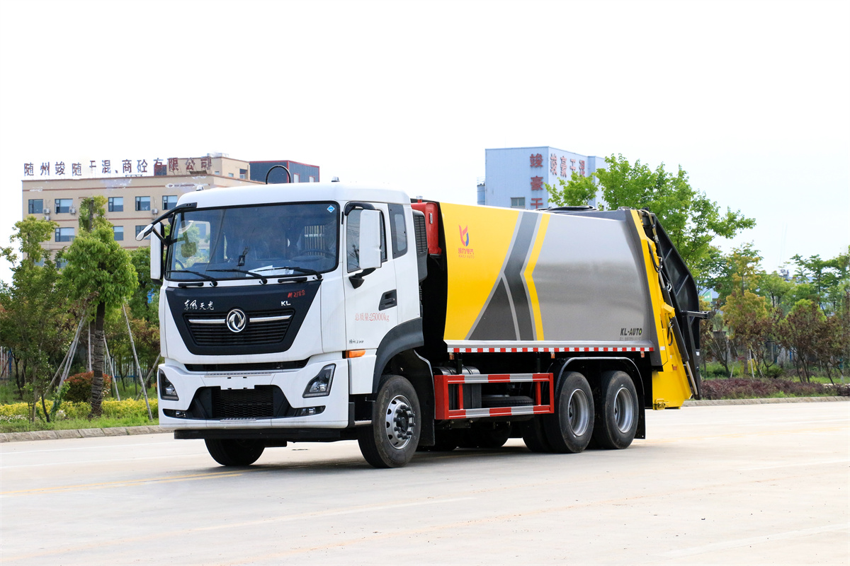 18方20方壓縮垃圾車-東風(fēng)天龍國(guó)六18方20方壓縮式垃圾車廠家價(jià)格(湖北凱力)